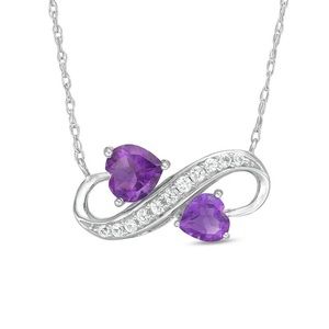 People’s Amethyst & White Sapphire Necklace